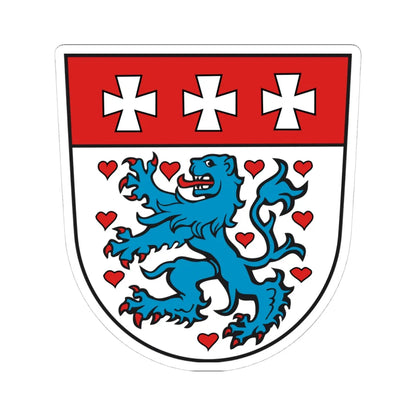 DEU Landkreis Uelzen COA (Germany) (Coat of Arms) STICKER Vinyl Kiss-Cut Decal - The Sticker Space