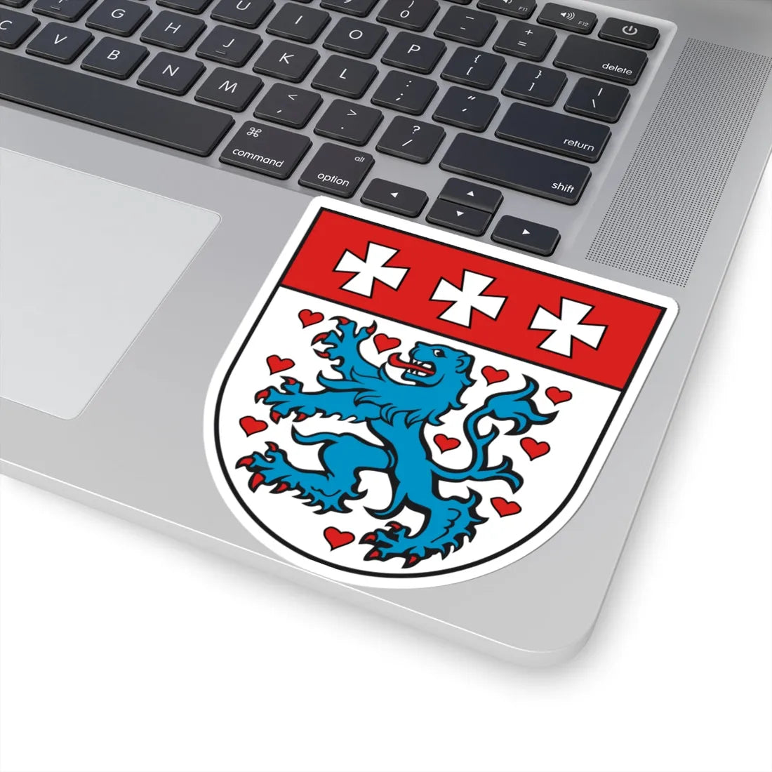 DEU Landkreis Uelzen COA (Germany) (Coat of Arms) STICKER Vinyl Kiss-Cut Decal - The Sticker Space