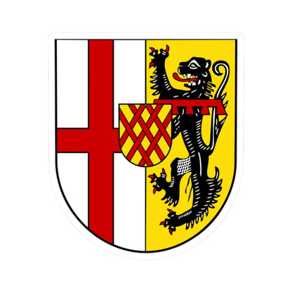 DEU Landkreis Vulkaneifel COA (Germany) (Coat of Arms) STICKER Vinyl Kiss-Cut Decal 2 Inch White - The Sticker Space