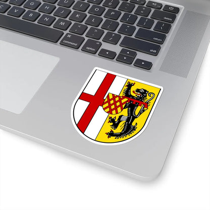 DEU Landkreis Vulkaneifel COA (Germany) (Coat of Arms) STICKER Vinyl Kiss-Cut Decal - The Sticker Space