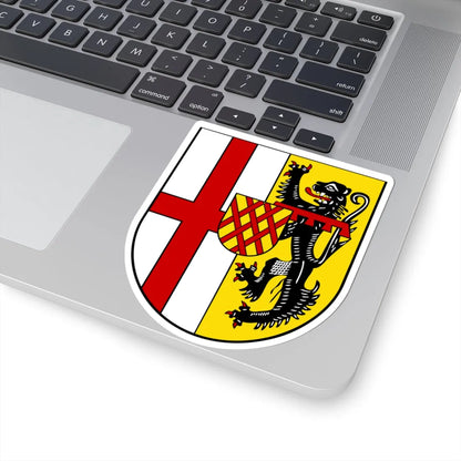 DEU Landkreis Vulkaneifel COA (Germany) (Coat of Arms) STICKER Vinyl Kiss-Cut Decal - The Sticker Space