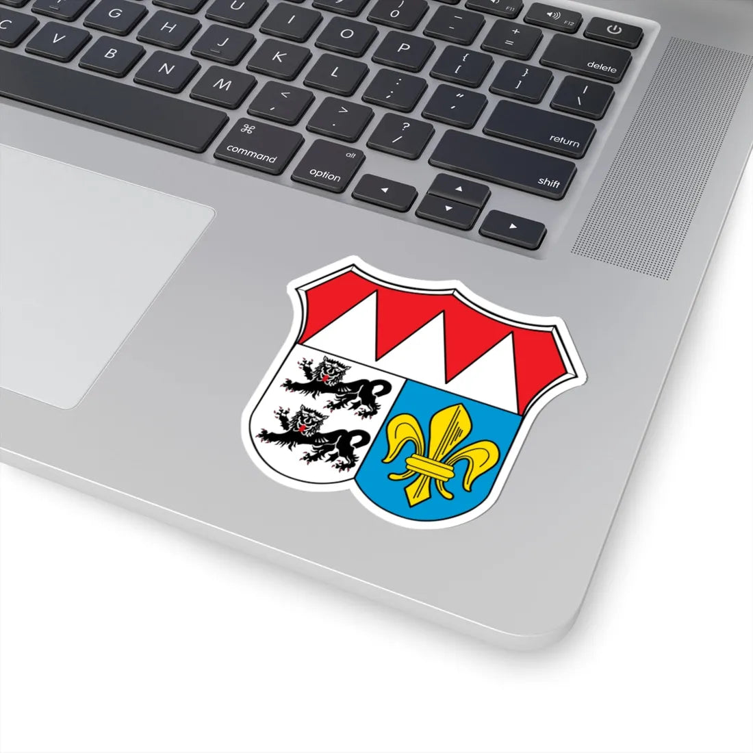 DEU Landkreis Würzburg COA (Germany) (Coat of Arms) STICKER Vinyl Kiss-Cut Decal - The Sticker Space