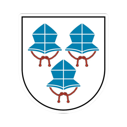 DEU Landshut COA (Germany) (Coat of Arms) STICKER Vinyl Kiss-Cut Decal 2 Inch White - The Sticker Space