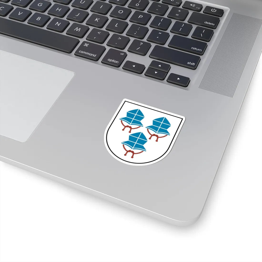 DEU Landshut COA (Germany) (Coat of Arms) STICKER Vinyl Kiss-Cut Decal - The Sticker Space