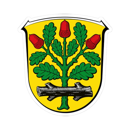 DEU Langen Hessen COA (Germany) (Coat of Arms) STICKER Vinyl Kiss-Cut Decal 3 Inch White - The Sticker Space