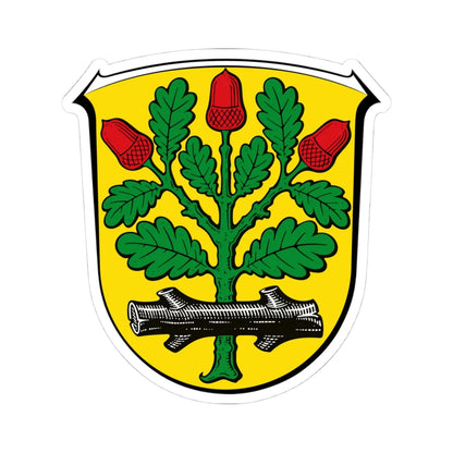 DEU Langen Hessen COA (Germany) (Coat of Arms) STICKER Vinyl Kiss-Cut Decal 4 Inch White - The Sticker Space