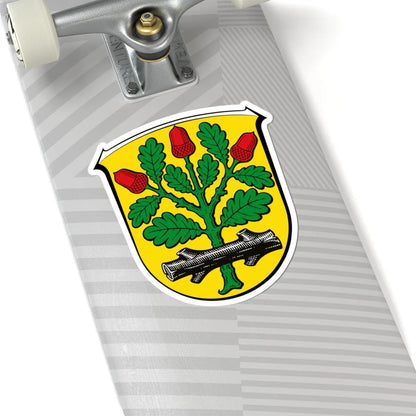 DEU Langen Hessen COA (Germany) (Coat of Arms) STICKER Vinyl Kiss-Cut Decal - The Sticker Space