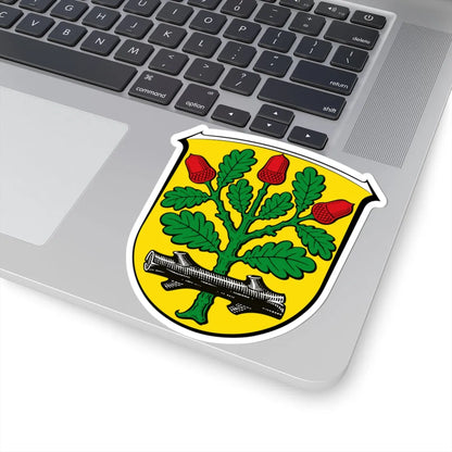 DEU Langen Hessen COA (Germany) (Coat of Arms) STICKER Vinyl Kiss-Cut Decal - The Sticker Space
