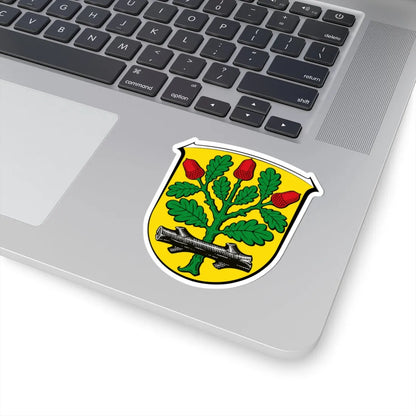 DEU Langen Hessen COA (Germany) (Coat of Arms) STICKER Vinyl Kiss-Cut Decal - The Sticker Space