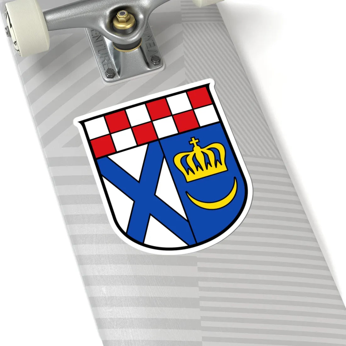 DEU Langenmosen COA (Germany) (Coat of Arms) STICKER Vinyl Kiss-Cut Decal - The Sticker Space