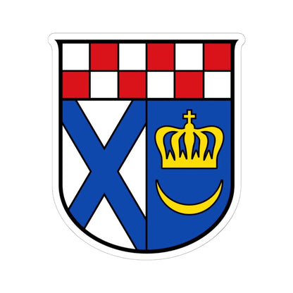 DEU Langenmosen COA (Germany) (Coat of Arms) STICKER Vinyl Kiss-Cut Decal - The Sticker Space