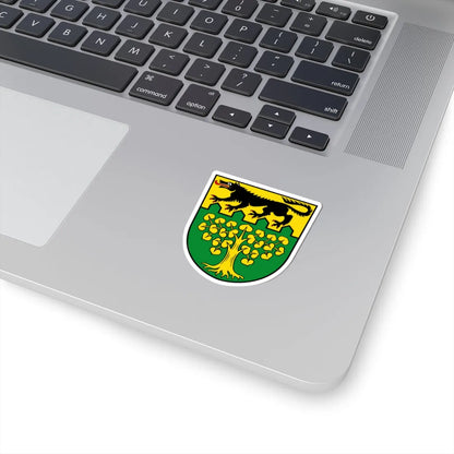 DEU Langenwolschendorf COA (Germany) (Coat of Arms) STICKER Vinyl Kiss-Cut Decal - The Sticker Space