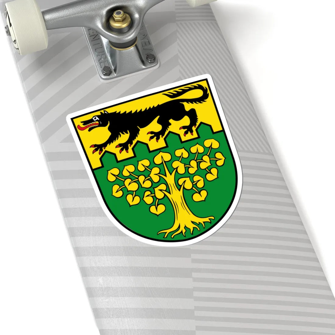 DEU Langenwolschendorf COA (Germany) (Coat of Arms) STICKER Vinyl Kiss-Cut Decal - The Sticker Space
