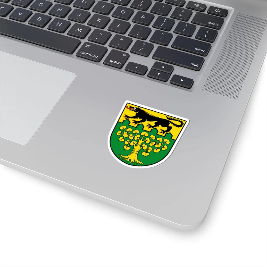 DEU Langenwolschendorf COA (Germany) (Coat of Arms) STICKER Vinyl Kiss-Cut Decal - The Sticker Space
