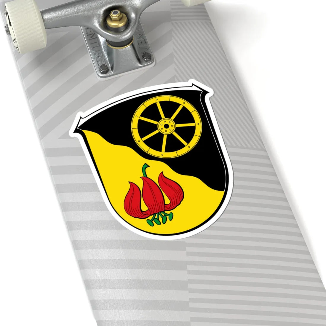 DEU Lautertal Vogelsberg COA (Germany) (Coat of Arms) STICKER Vinyl Kiss-Cut Decal - The Sticker Space