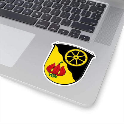 DEU Lautertal Vogelsberg COA (Germany) (Coat of Arms) STICKER Vinyl Kiss-Cut Decal - The Sticker Space