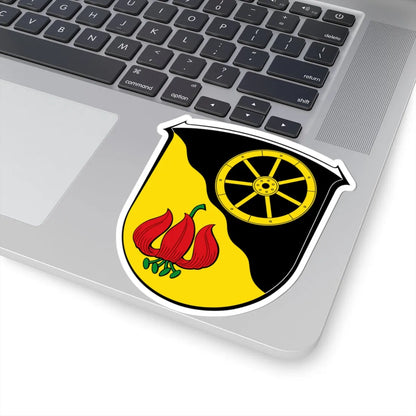 DEU Lautertal Vogelsberg COA (Germany) (Coat of Arms) STICKER Vinyl Kiss-Cut Decal - The Sticker Space