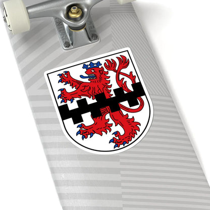 DEU Leverkusen COA (Germany) (Coat of Arms) STICKER Vinyl Kiss-Cut Decal - The Sticker Space