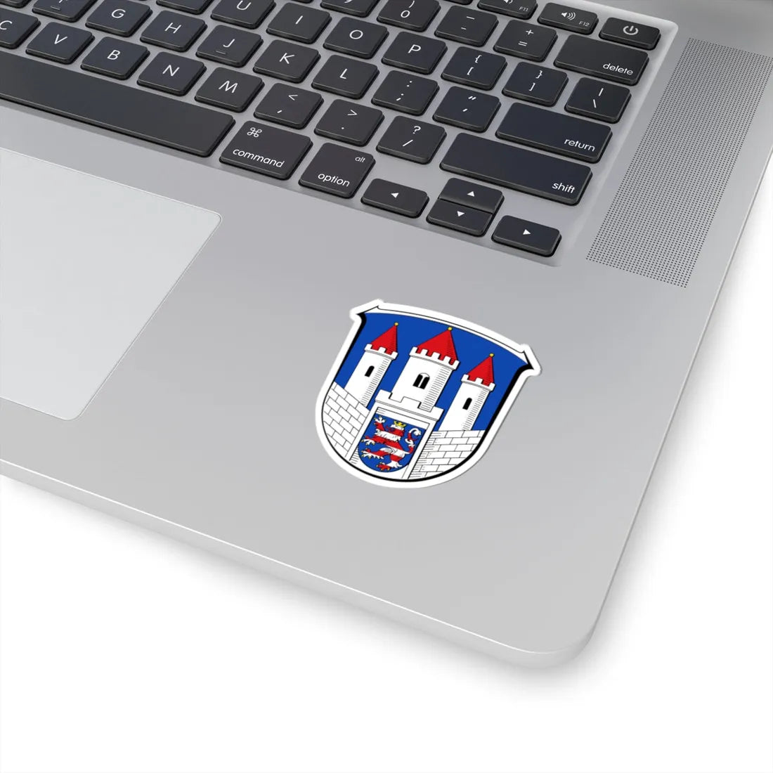 DEU Liebenau Hessen COA (Germany) (Coat of Arms) STICKER Vinyl Kiss-Cut Decal - The Sticker Space