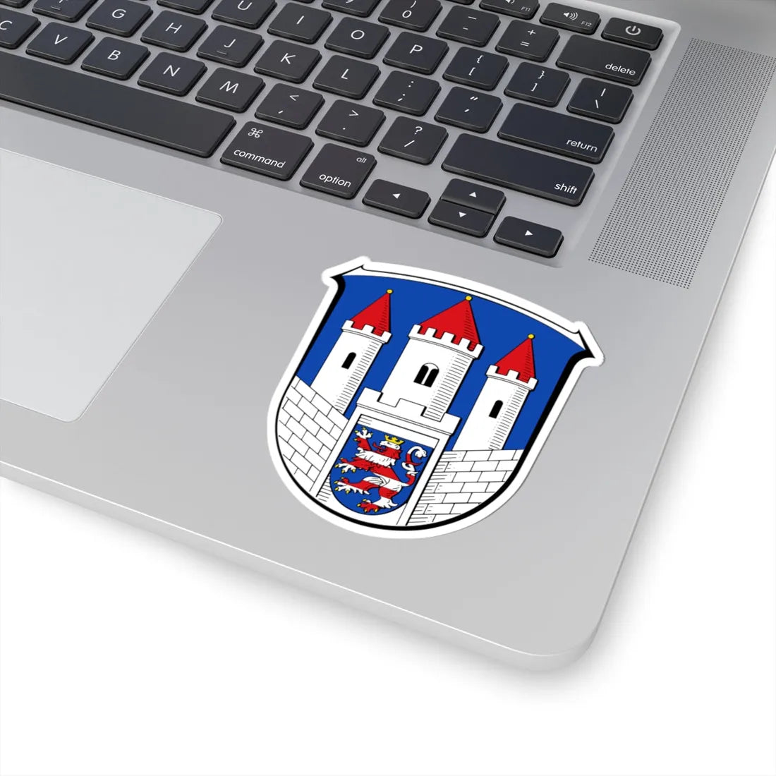 DEU Liebenau Hessen COA (Germany) (Coat of Arms) STICKER Vinyl Kiss-Cut Decal - The Sticker Space