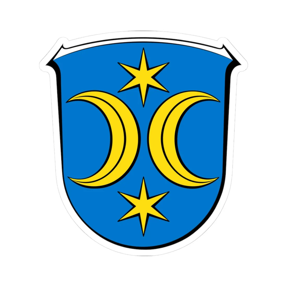 DEU Lixfeld COA (Germany) (Coat of Arms) STICKER Vinyl Kiss-Cut Decal - The Sticker Space
