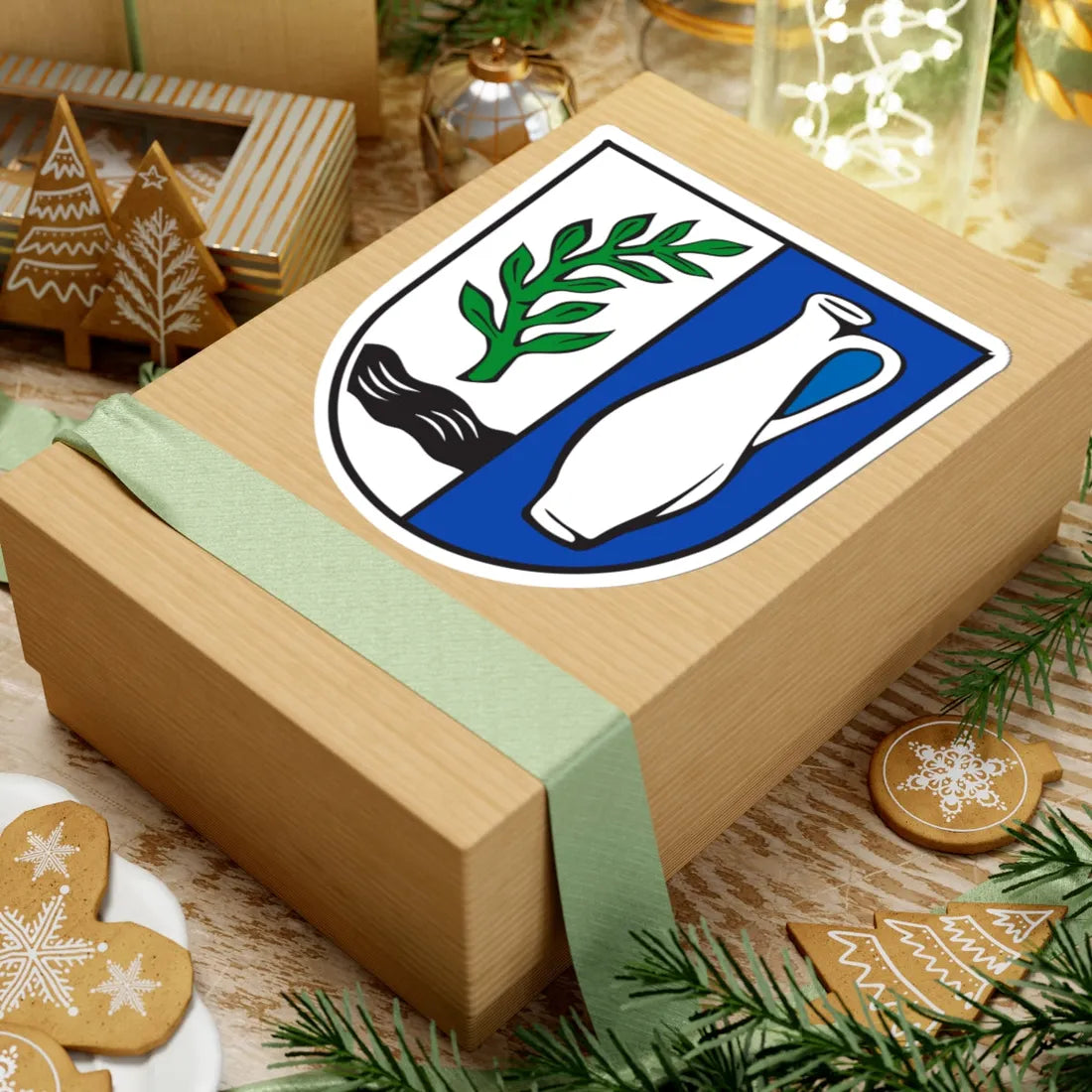 DEU Lohberg COA (Germany) (Coat of Arms) STICKER Vinyl Kiss-Cut Decal - The Sticker Space