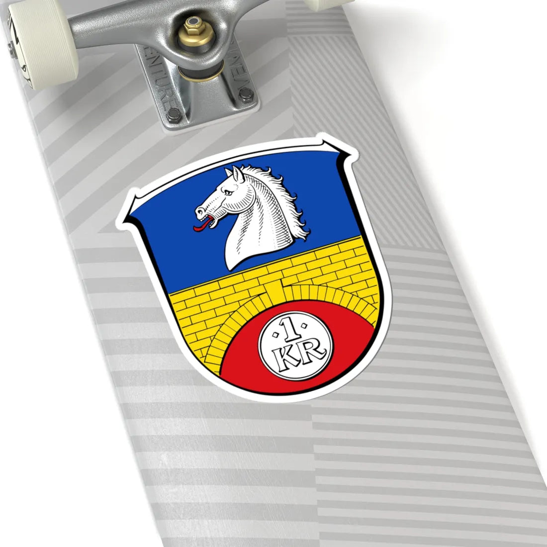 DEU Lollar COA (Germany) (Coat of Arms) STICKER Vinyl Kiss-Cut Decal - The Sticker Space