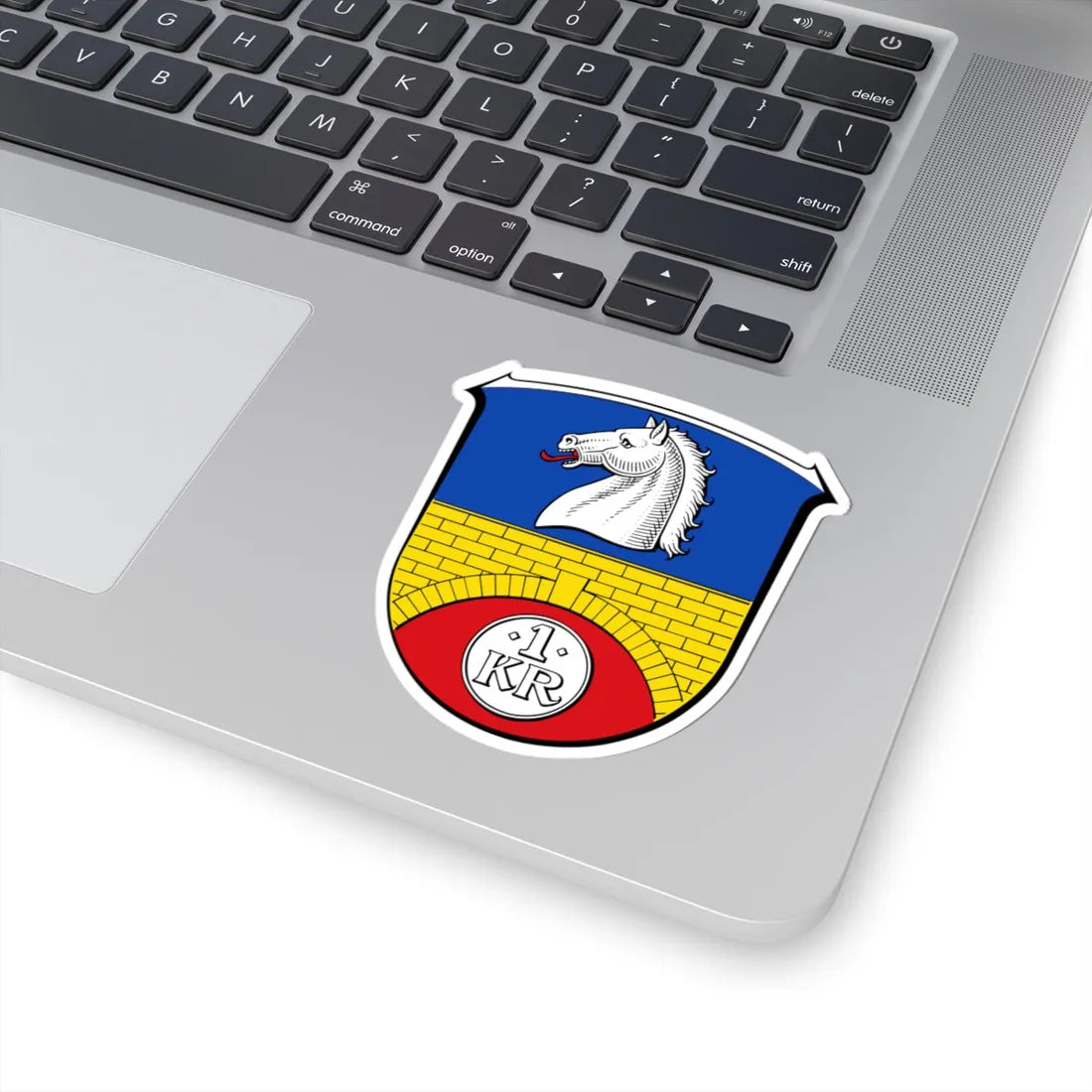 DEU Lollar COA (Germany) (Coat of Arms) STICKER Vinyl Kiss-Cut Decal - The Sticker Space
