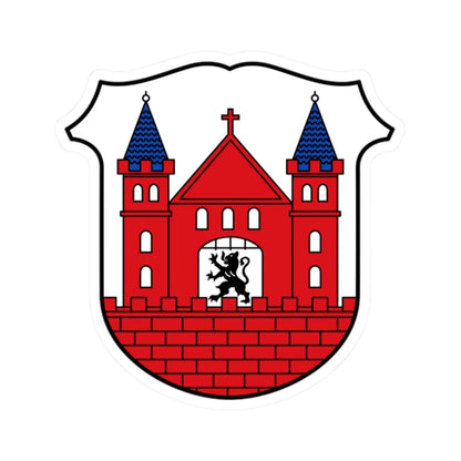 DEU Lommatzsch COA (Germany) (Coat of Arms) STICKER Vinyl Kiss-Cut Decal 2 Inch White - The Sticker Space