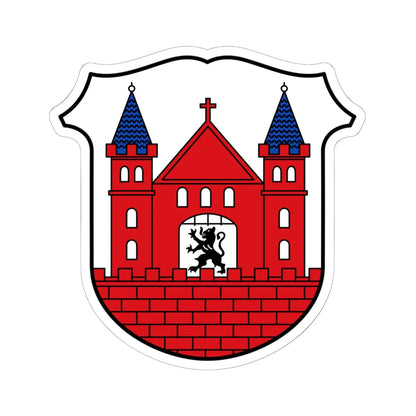 DEU Lommatzsch COA (Germany) (Coat of Arms) STICKER Vinyl Kiss-Cut Decal 6 Inch White - The Sticker Space