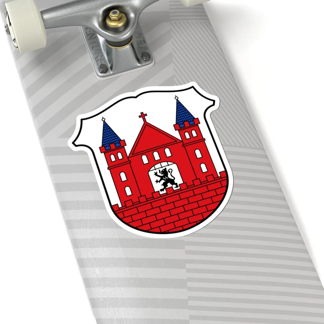 DEU Lommatzsch COA (Germany) (Coat of Arms) STICKER Vinyl Kiss-Cut Decal - The Sticker Space