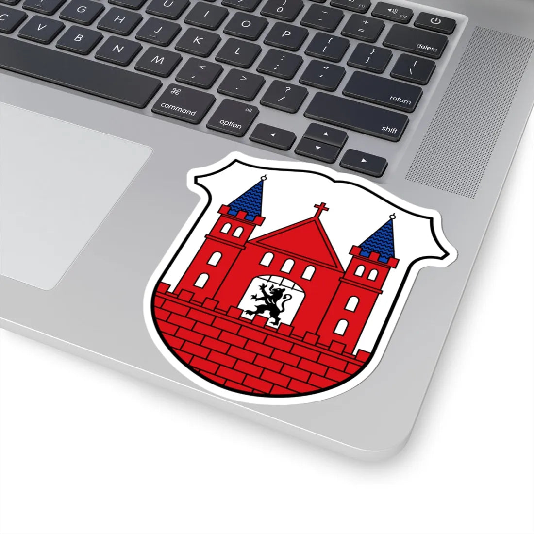 DEU Lommatzsch COA (Germany) (Coat of Arms) STICKER Vinyl Kiss-Cut Decal - The Sticker Space