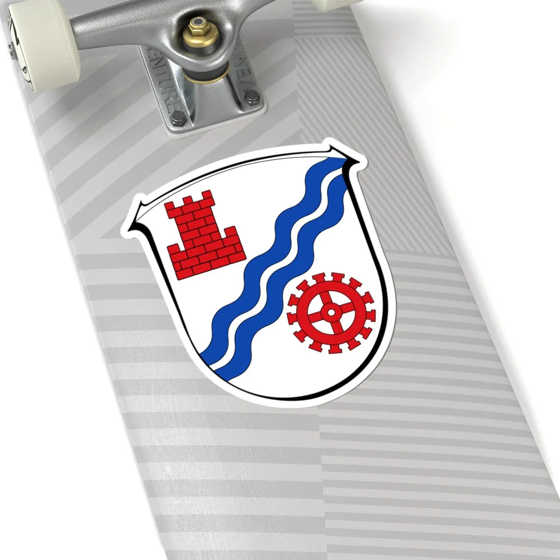 DEU Ludwigsau COA (Germany) (Coat of Arms) STICKER Vinyl Kiss-Cut Decal - The Sticker Space