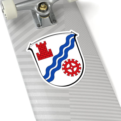 DEU Ludwigsau COA (Germany) (Coat of Arms) STICKER Vinyl Kiss-Cut Decal - The Sticker Space