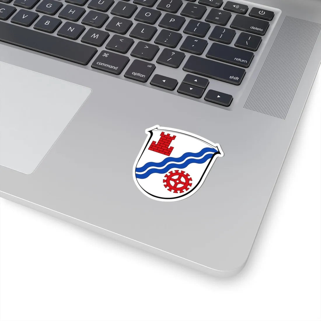 DEU Ludwigsau COA (Germany) (Coat of Arms) STICKER Vinyl Kiss-Cut Decal - The Sticker Space