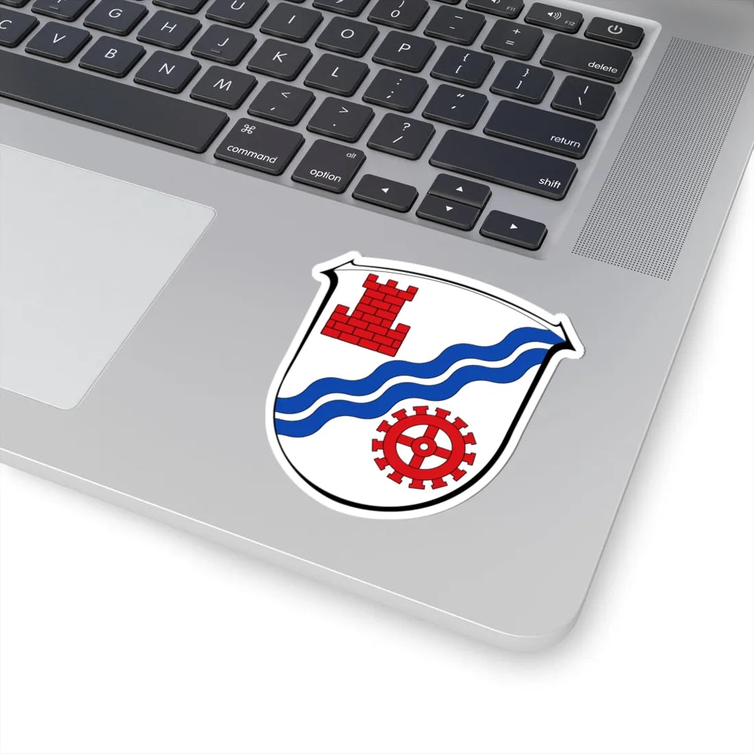 DEU Ludwigsau COA (Germany) (Coat of Arms) STICKER Vinyl Kiss-Cut Decal - The Sticker Space