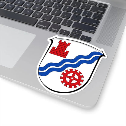 DEU Ludwigsau COA (Germany) (Coat of Arms) STICKER Vinyl Kiss-Cut Decal - The Sticker Space