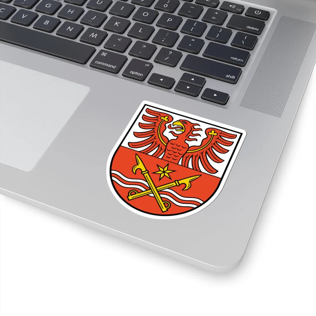 DEU Maerkisch-Oderland COA (Germany) (Coat of Arms) STICKER Vinyl Kiss-Cut Decal - The Sticker Space
