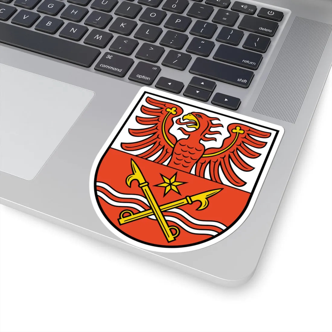 DEU Maerkisch-Oderland COA (Germany) (Coat of Arms) STICKER Vinyl Kiss-Cut Decal - The Sticker Space