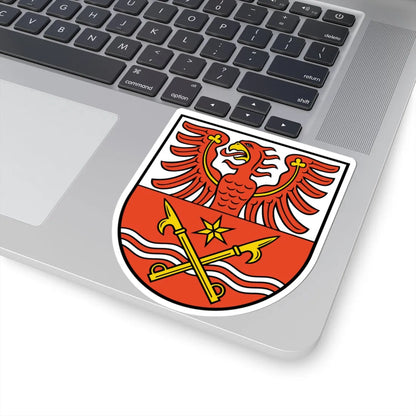 DEU Maerkisch-Oderland COA (Germany) (Coat of Arms) STICKER Vinyl Kiss-Cut Decal - The Sticker Space