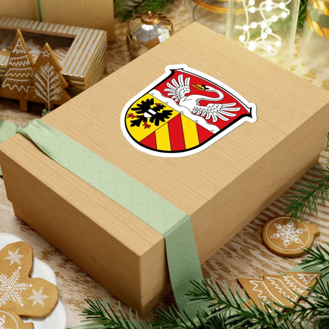 DEU Main-Kinzig-Kreis COA (Germany) (Coat of Arms) STICKER Vinyl Kiss-Cut Decal - The Sticker Space