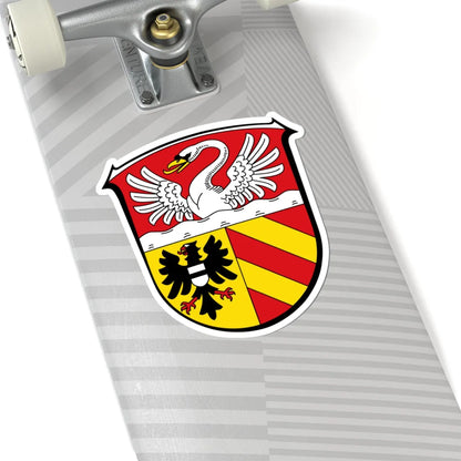 DEU Main-Kinzig-Kreis COA (Germany) (Coat of Arms) STICKER Vinyl Kiss-Cut Decal - The Sticker Space