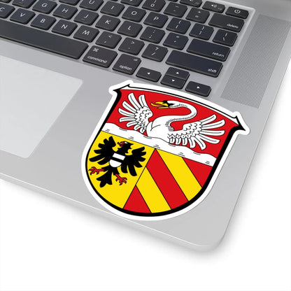 DEU Main-Kinzig-Kreis COA (Germany) (Coat of Arms) STICKER Vinyl Kiss-Cut Decal - The Sticker Space