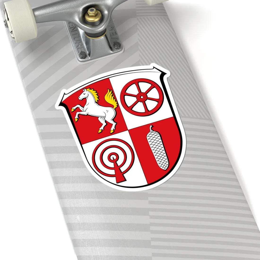 DEU Mainhausen COA (Germany) (Coat of Arms) STICKER Vinyl Kiss-Cut Decal - The Sticker Space