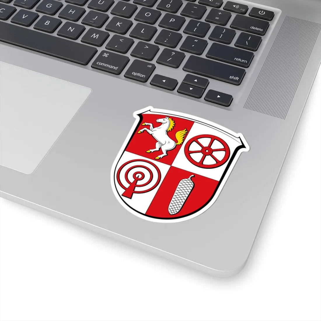 DEU Mainhausen COA (Germany) (Coat of Arms) STICKER Vinyl Kiss-Cut Decal - The Sticker Space