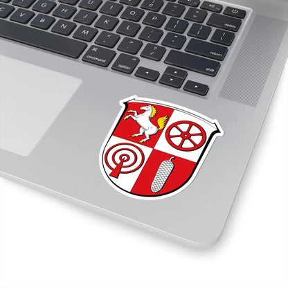 DEU Mainhausen COA (Germany) (Coat of Arms) STICKER Vinyl Kiss-Cut Decal - The Sticker Space