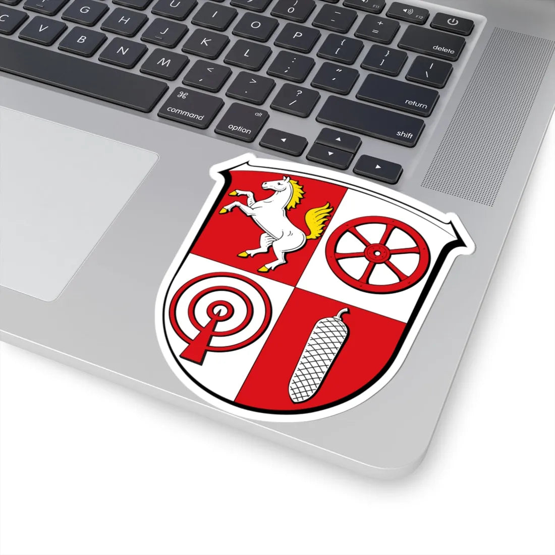 DEU Mainhausen COA (Germany) (Coat of Arms) STICKER Vinyl Kiss-Cut Decal - The Sticker Space