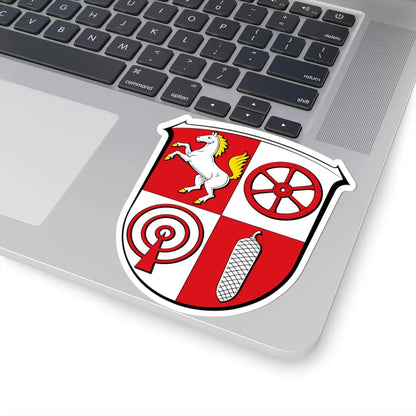 DEU Mainhausen COA (Germany) (Coat of Arms) STICKER Vinyl Kiss-Cut Decal - The Sticker Space