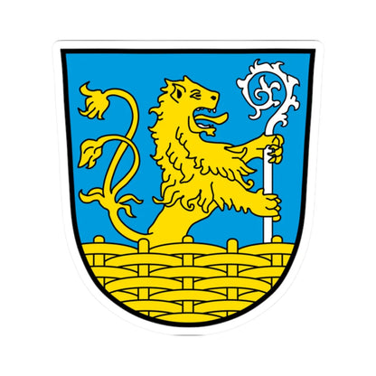 DEU Malching COA (Germany) (Coat of Arms) STICKER Vinyl Kiss-Cut Decal 2 Inch White - The Sticker Space