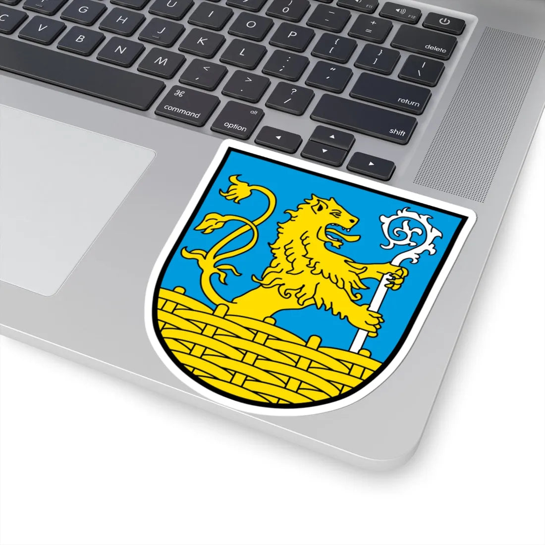 DEU Malching COA (Germany) (Coat of Arms) STICKER Vinyl Kiss-Cut Decal - The Sticker Space